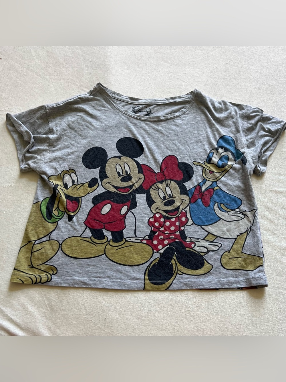 Disney Mickey Minnie Donald Duck Pluto Chip Dale Goofy Daisy Graphic Tee